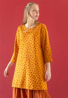 “Ton” jersey tunic in organic cotton - marigold
