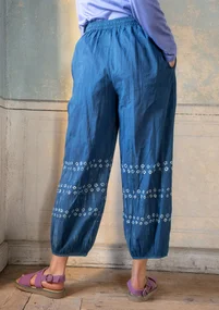 Pantalon « Buij » en coton biologique - indigo