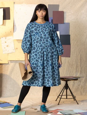Kleid „Petunia“ aus Öko-Baumwollgewebe - hellblau