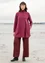 Organic cotton/modal/elastane jersey tunic (purple red XXL)