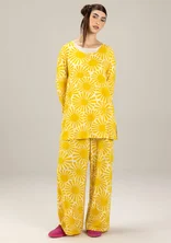 “Taiyoko” lyocell/elastane jersey trousers - laburnum