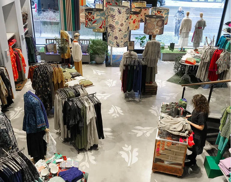 Gudrun Sjödén’s store on Regeringsgatan in Stockholm.  