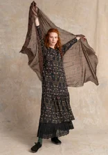 “Fåle” patterned modal dress - black