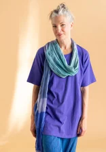 “June” jersey tunic in organic cotton - amethyst