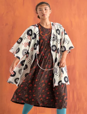 "Julie"-kimono ekopuuvillaa - valkaisematon