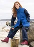 Bodywarmer "Susan" van gerecycled polyester (klein blauw S)