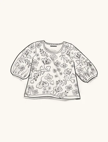 Shirt „Eva“ aus Bio-Baumwolle - halbgebleicht