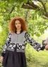 Strickjacke „Hilda“ aus Bio-/Recycling-Baumwolle (schwarz S)