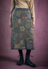 “Ada” knit skirt in an alpaca blend/organic cotton - tea tree