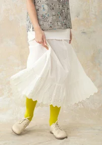 Woven organic cotton underskirt - ecru