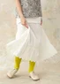 Woven organic cotton underskirt (ecru S)