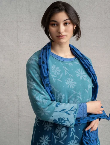 “Leia” organic cotton knit tunic - indigofera
