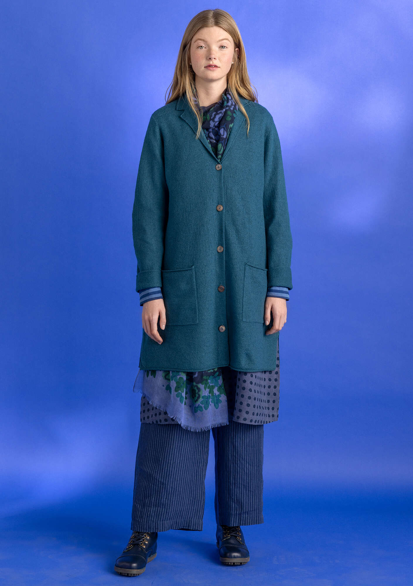 Organic wool coat online