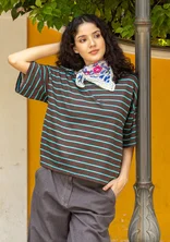 “Elise” organic cotton/modal top - dark earth