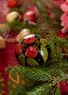 Boule de Noël "Gnistra" en papier mâché (coquelicot Taille unique)