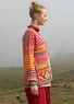 Strickjacke „Bhutan“ aus Bio-/Recycling-Baumwolle (moosbeere S)