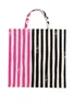 Organic cotton fabric tote bag L (black One Size)