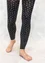 Jacquardmuster-Leggings „Tilde“ aus Recycling-Polyamid (schwarz L)