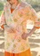 Vevd kimono «Cumulus» i bomull (lys sand M)