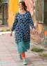 “Canvas” lyocell/elastane jersey tunic (mild blue S)