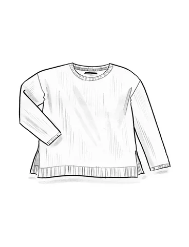 Knitted linen sweater - cyklamen