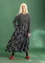 “Irma” woven organic cotton ruffle skirt (black S)