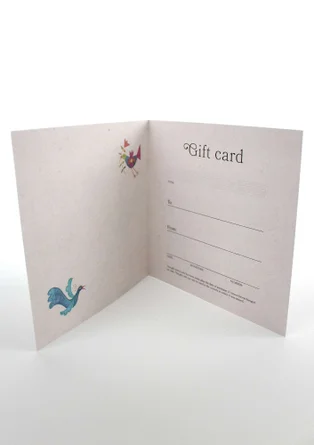 Make things simple with a gift card - value 130