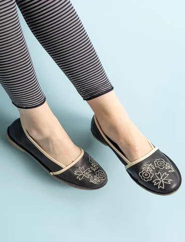 Nappa ballerina shoes - black