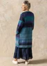 “Ella” long cardigan in wool/organic cotton (sky blue S)