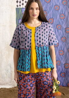 Bluse „Zazu“ aus Öko-Baumwolle - indigoblau