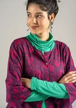 Woven “Kelly” blouse in organic cotton - allium/patterned
