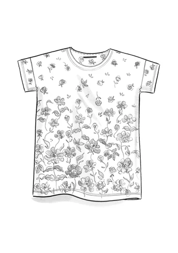 T-Shirt „Peony“ aus Öko-Baumwolle/Modal - ananas