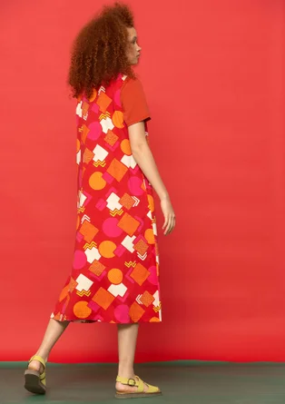 “Kompass” organic cotton jersey dress - wild strawberry