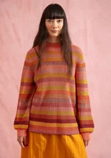 “Nebula” organic/recycled cotton sweater - pale water lily