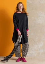 “Theia” organic cotton/elastane jersey dress - black