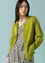 Organic/recycled cotton cardigan (asparagus S)