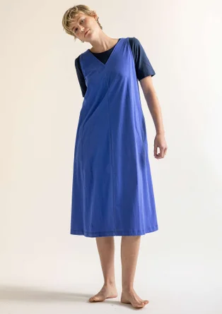 Organic cotton jersey dress - lupin