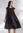 Robe "Pezenas" en coton biologique tissé - noir