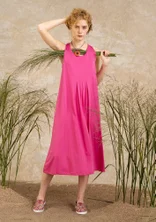 Organic cotton jersey dress - hibiskus