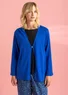 Cardigan in organic/recycled cotton (klein blue S)