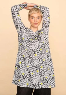 “Clara” jersey tunic in organic cotton/modal - grey