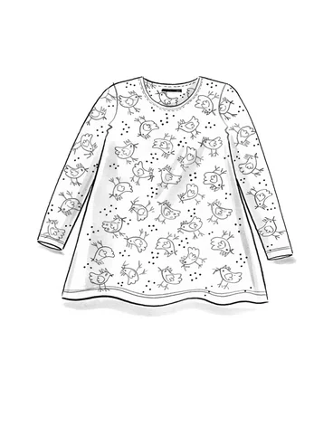 Top "Dolores" en coton biologique/modal - noir