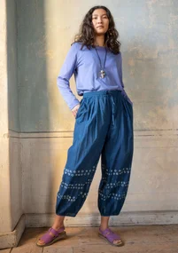 Pantalon « Buij » en coton biologique - indigo