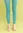 Stribede leggings i genanvendt polyamid - aquagrøn/dueblå