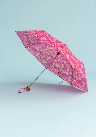 “Peggy” umbrella made from recycled polyester - hibiscus