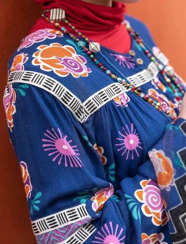 Bluse „Maya“ aus Viskose - indigoblau