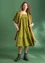 Tricot jurk van katoen/modal (mosgroen M)