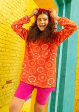 “Soho” hoodie in organic cotton - chilli