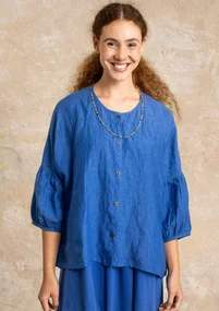 Linen blouse - lupin