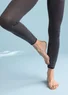 Legging rayé en polyamide recyclé (noir / écru XL)